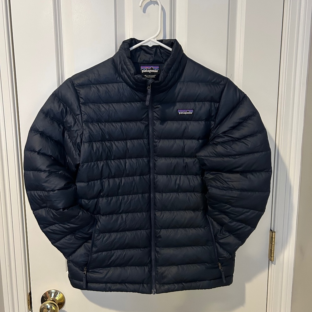 Patagonia Kids Navy Puffer Jacket - “Down Sweater”